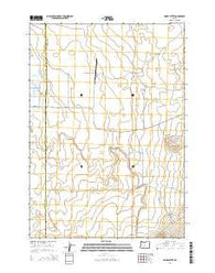 Horse Butte Oregon Current topographic map, 1:24000 scale, 7.5 X 7.5 Minute, Year 2014