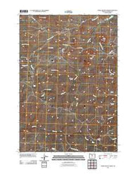 Horse Heaven Creek Oregon Historical topographic map, 1:24000 scale, 7.5 X 7.5 Minute, Year 2011