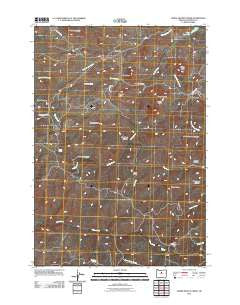 Horse Heaven Creek Oregon Historical topographic map, 1:24000 scale, 7.5 X 7.5 Minute, Year 2011