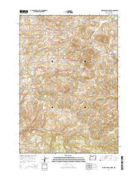 Horse Heaven Creek Oregon Current topographic map, 1:24000 scale, 7.5 X 7.5 Minute, Year 2014