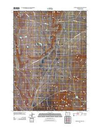 Horse Mountain Oregon Historical topographic map, 1:24000 scale, 7.5 X 7.5 Minute, Year 2011