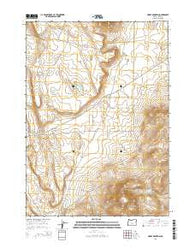Horse Mountain Oregon Current topographic map, 1:24000 scale, 7.5 X 7.5 Minute, Year 2014