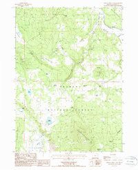 Horsefly Mountain Oregon Historical topographic map, 1:24000 scale, 7.5 X 7.5 Minute, Year 1988