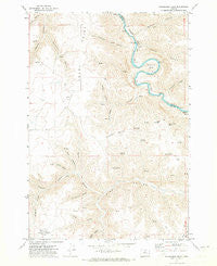 Horseshoe Bend Oregon Historical topographic map, 1:24000 scale, 7.5 X 7.5 Minute, Year 1971