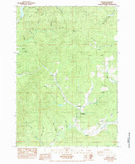 Horton Oregon Historical topographic map, 1:24000 scale, 7.5 X 7.5 Minute, Year 1984