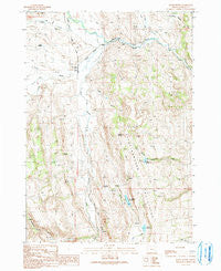 House Butte Oregon Historical topographic map, 1:24000 scale, 7.5 X 7.5 Minute, Year 1990