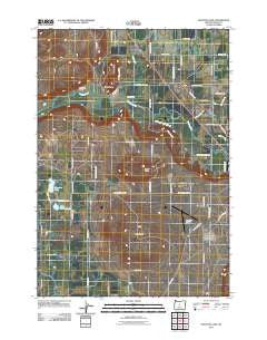 Houston Lake Oregon Historical topographic map, 1:24000 scale, 7.5 X 7.5 Minute, Year 2011
