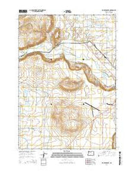 Houston Lake Oregon Current topographic map, 1:24000 scale, 7.5 X 7.5 Minute, Year 2014