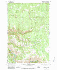 Howard Butte Oregon Historical topographic map, 1:24000 scale, 7.5 X 7.5 Minute, Year 1964