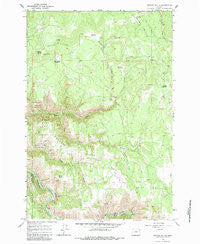 Howard Butte Oregon Historical topographic map, 1:24000 scale, 7.5 X 7.5 Minute, Year 1964