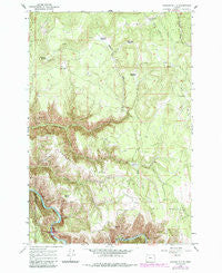 Howard Butte Oregon Historical topographic map, 1:24000 scale, 7.5 X 7.5 Minute, Year 1964
