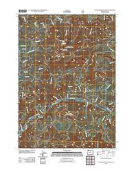 Huckleberry Mountain Oregon Historical topographic map, 1:24000 scale, 7.5 X 7.5 Minute, Year 2011