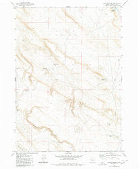 Hughet Spring Oregon Historical topographic map, 1:24000 scale, 7.5 X 7.5 Minute, Year 1980