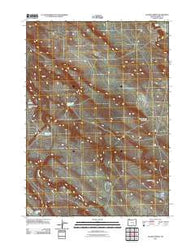 Hughet Spring Oregon Historical topographic map, 1:24000 scale, 7.5 X 7.5 Minute, Year 2011