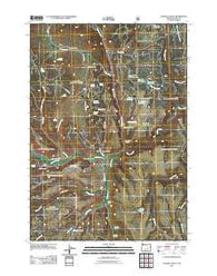 Hughet Valley Oregon Historical topographic map, 1:24000 scale, 7.5 X 7.5 Minute, Year 2011