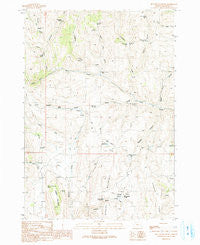 Hunter Mountain Oregon Historical topographic map, 1:24000 scale, 7.5 X 7.5 Minute, Year 1990