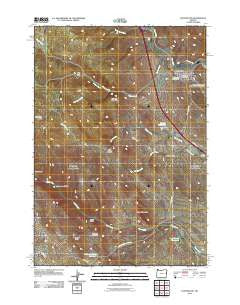 Huntington Oregon Historical topographic map, 1:24000 scale, 7.5 X 7.5 Minute, Year 2011