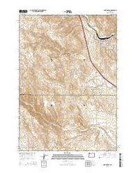 Huntington Oregon Current topographic map, 1:24000 scale, 7.5 X 7.5 Minute, Year 2014