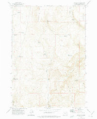 Hurley Flat Oregon Historical topographic map, 1:24000 scale, 7.5 X 7.5 Minute, Year 1972
