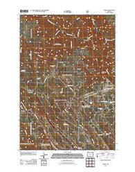 Huron Oregon Historical topographic map, 1:24000 scale, 7.5 X 7.5 Minute, Year 2011