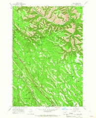 Huron Oregon Historical topographic map, 1:24000 scale, 7.5 X 7.5 Minute, Year 1964