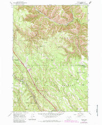 Huron Oregon Historical topographic map, 1:24000 scale, 7.5 X 7.5 Minute, Year 1964