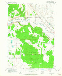 Huston Lake Oregon Historical topographic map, 1:24000 scale, 7.5 X 7.5 Minute, Year 1962