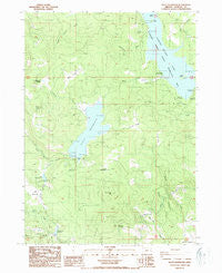 Hyatt Reservoir Oregon Historical topographic map, 1:24000 scale, 7.5 X 7.5 Minute, Year 1988