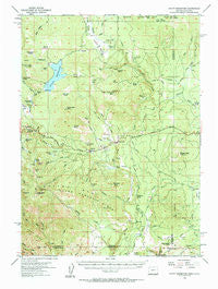 Hyatt Reservoir Oregon Historical topographic map, 1:62500 scale, 15 X 15 Minute, Year 1955