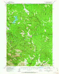 Hyatt Reservoir Oregon Historical topographic map, 1:62500 scale, 15 X 15 Minute, Year 1955