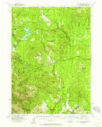 Hyatt Reservoir Oregon Historical topographic map, 1:62500 scale, 15 X 15 Minute, Year 1955