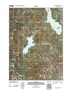 Hyatt Reservoir Oregon Historical topographic map, 1:24000 scale, 7.5 X 7.5 Minute, Year 2011