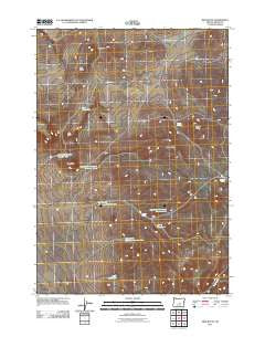 Ibex Butte Oregon Historical topographic map, 1:24000 scale, 7.5 X 7.5 Minute, Year 2011
