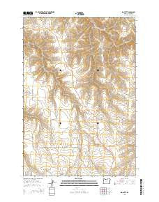 Igo Butte Oregon Current topographic map, 1:24000 scale, 7.5 X 7.5 Minute, Year 2014