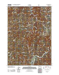 Illahe Oregon Historical topographic map, 1:24000 scale, 7.5 X 7.5 Minute, Year 2011