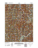Illahe Oregon Historical topographic map, 1:24000 scale, 7.5 X 7.5 Minute, Year 2011