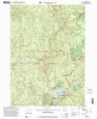 Illahe Oregon Historical topographic map, 1:24000 scale, 7.5 X 7.5 Minute, Year 1998