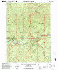 Illahee Rock Oregon Historical topographic map, 1:24000 scale, 7.5 X 7.5 Minute, Year 1997