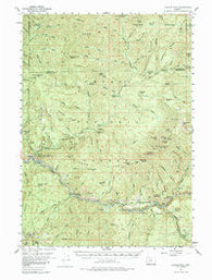 Illahee Rock Oregon Historical topographic map, 1:62500 scale, 15 X 15 Minute, Year 1955