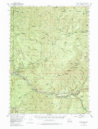 Illahee Rock Oregon Historical topographic map, 1:62500 scale, 15 X 15 Minute, Year 1955