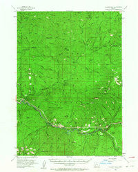 Illahee Rock Oregon Historical topographic map, 1:62500 scale, 15 X 15 Minute, Year 1955