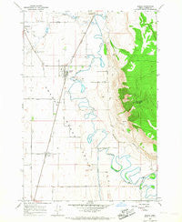 Imbler Oregon Historical topographic map, 1:24000 scale, 7.5 X 7.5 Minute, Year 1965