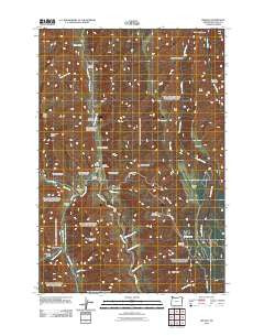 Imnaha Oregon Historical topographic map, 1:24000 scale, 7.5 X 7.5 Minute, Year 2011