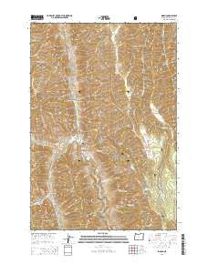 Imnaha Oregon Current topographic map, 1:24000 scale, 7.5 X 7.5 Minute, Year 2014