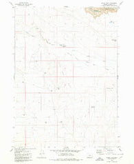 Indian Fort Oregon Historical topographic map, 1:24000 scale, 7.5 X 7.5 Minute, Year 1980