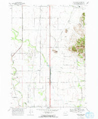 Indian Head Oregon Historical topographic map, 1:24000 scale, 7.5 X 7.5 Minute, Year 1969