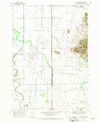 Indian Head Oregon Historical topographic map, 1:24000 scale, 7.5 X 7.5 Minute, Year 1969