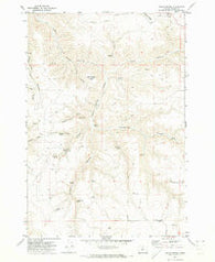 Indian Spring Oregon Historical topographic map, 1:24000 scale, 7.5 X 7.5 Minute, Year 1971