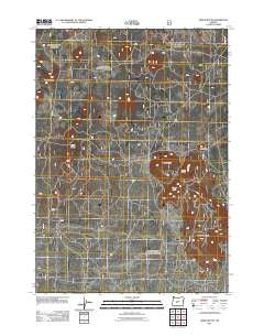Indian Butte Oregon Historical topographic map, 1:24000 scale, 7.5 X 7.5 Minute, Year 2011