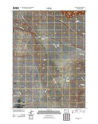 Indian Fort Oregon Historical topographic map, 1:24000 scale, 7.5 X 7.5 Minute, Year 2011